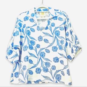 Emily McCarthy Poppy Top in Tulip Twist, size L (NWT)